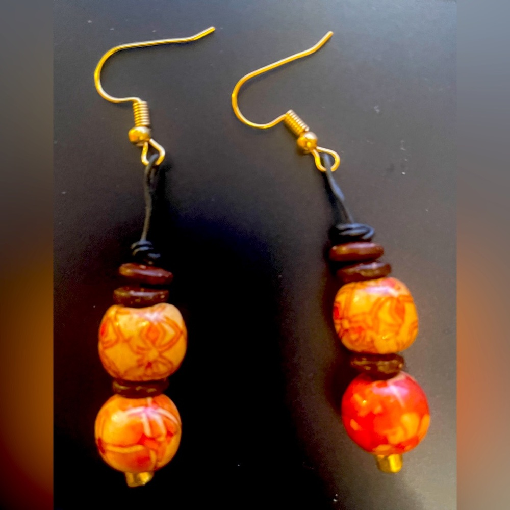 African inspired dangles